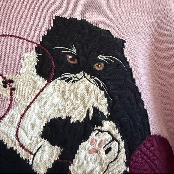 Aritzia Sundays Best Cotton Charm Cat Sweater Size small - Picture 3 of 10
